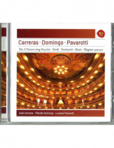 Domingo,Carreras,Pavarotti - The Three Tenors Sings Puccini,Verdi,Donizetti,Bizet - (CD)