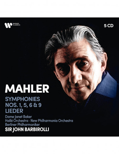 Sir John Barbirolli - Mahler Symphonies Nos. 1, 5, 6 & 9 (Budget Box 5 Cd) - (CD)