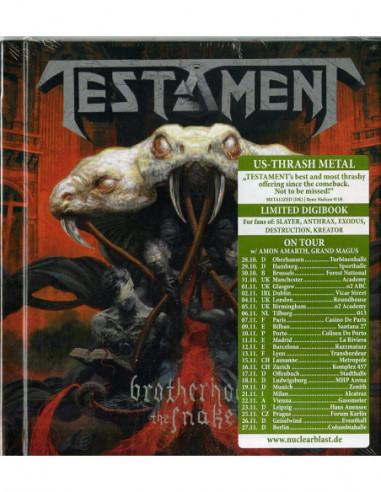 Testament - Brotherhood Of The Snake...