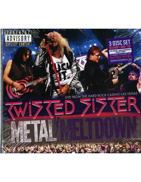 Twisted Sister - Metal Meltdown (Cd+Dvd+Blu Ray) - (CD)
