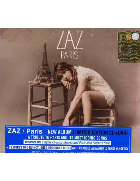 Zaz - Paris (Cd+Dvd Ltd.Edt.) Cd+ Dvd - (CD)