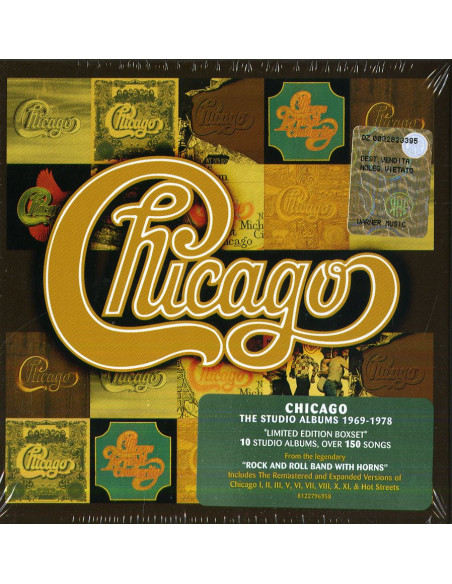 Chicago - The Studio Album 1969 1978 (Box 10 Cd) - (CD)