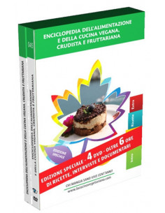 Enciclopedia Della Cucina Vegana, Crudista E Fruttaria (4 Dvd+Booklet)