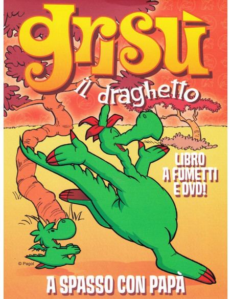 Grisu' Il Draghetto - A Spasso Con Papa' (Dvd+Libro)