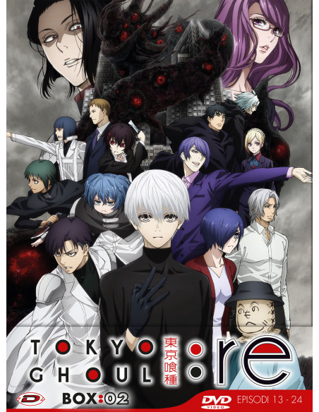 Tokyo Ghoul: Re - Stagione 03 Box 02 (Eps 13-24) (3 Dvd) (Ed. Limitata)