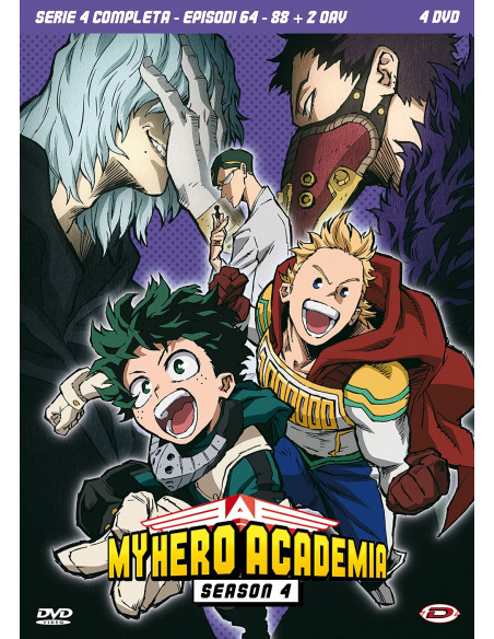 My Hero Academia - Stagione 04 The Complete Series (Eps. 64-88+2 Oav) (4 Dvd)