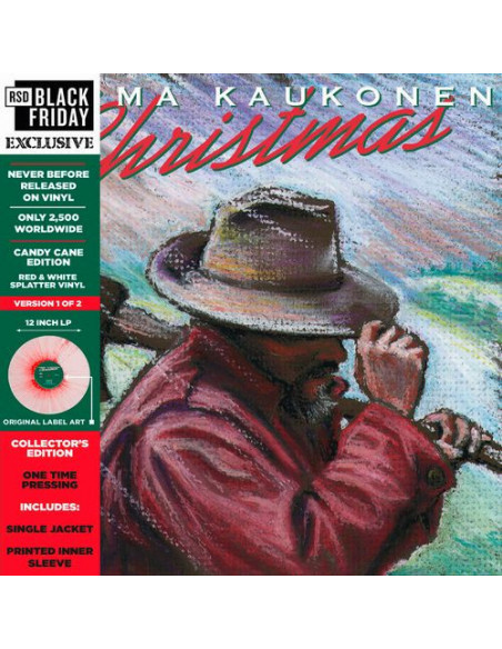 Kaukonen Jorma - Christmas (Vinyl Splatter Red & White Limited Edt.) (Black Friday 2021)