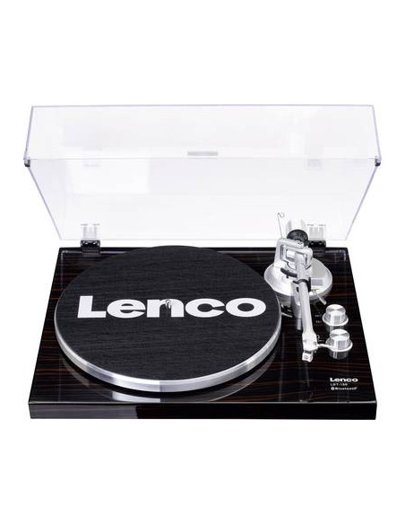 Giradischi Slim Lenco (Lbt-188 Walnut) Con Trasmissione Bluetooth Porta Usb