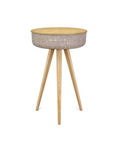Victrola Tavolino In Legno (Grigio) Con Altoparlante Bluetooth,Usb,Wireless