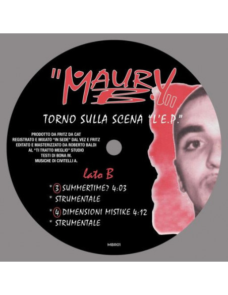 Maury B - Torno Sulla Scena L'Ep (Vinile Rosso Limited Edt.)