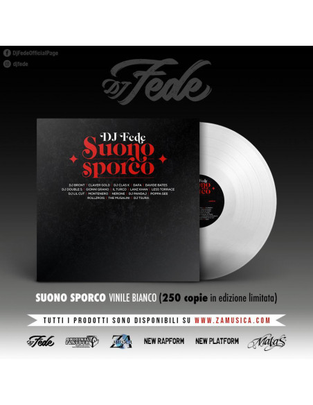 Dj Fede - Suono Sporco (Vinile Bianco Limited Edt.)