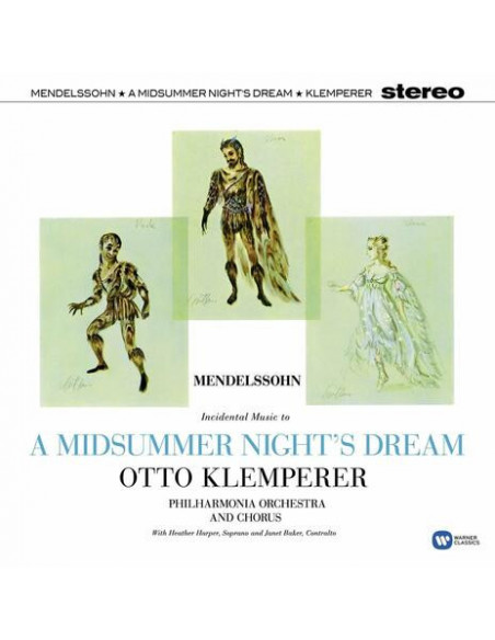 Otto Klemperer, Heather Harper, Janet Baker - A Midsummer Night (Sogno Di Una Notte Di Mezza Estate)(Lp)