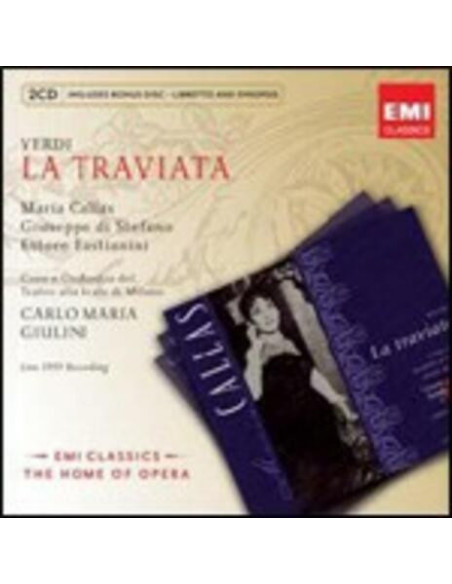 Callas Maria (Soprano),Giulini - La Traviata - (CD)