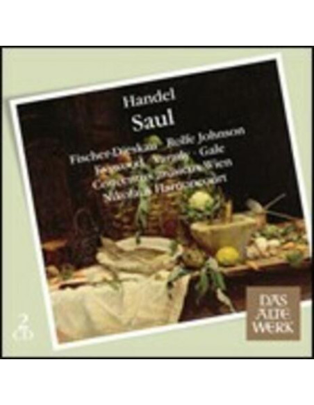 Dietrich Fischer-Dieskau( Baritono), Nikolaus Harnoncourt - Saul Hwv 53 - (CD)
