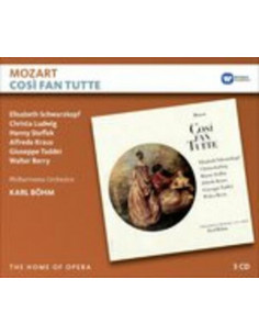 Karl Boehm, Schwarzkopf, Christa Ludwig( Mezzosoprano) - Cosi Fan Tutte, K588 - (CD)