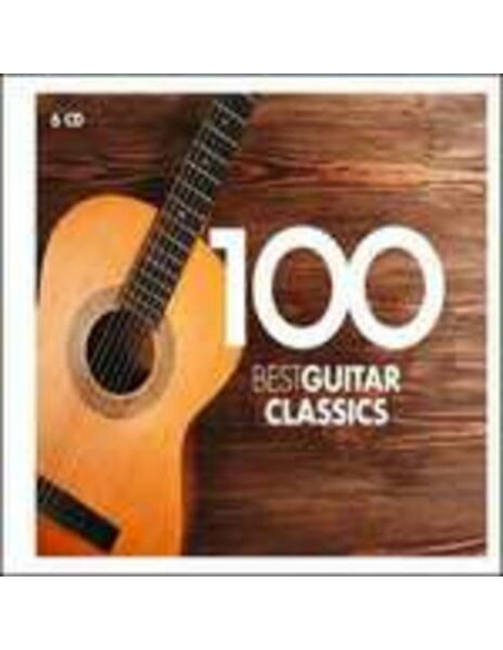100 Best Guitar Classics (Box6Cd)(Bwv999,Bwv1006A,Rv93,Bwv147,K490,K141,Bwv998 - (CD)