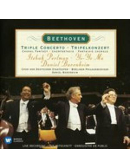 Perlman Itzhak( Violino), Yo Yo Ma, D. Barenboim - Triplo Concerto Per Piano,Violino,Cello In C Major, Op. 56 - (CD)