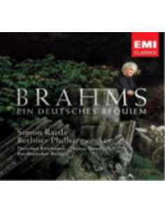 Rattle Simon, Dorothea Röschmann, Thomas Quasthoff( Baritono - Ein Deutsches Requiem,Op.45 (Un Requiem Tedesco) - (CD)