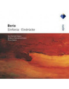 Regis Pasquier( Violino), New Swingle Singers( Vocal Ensemble), Boulez( Direttore - Sinfonia Per 8 Voci - Eindrucke - (CD)