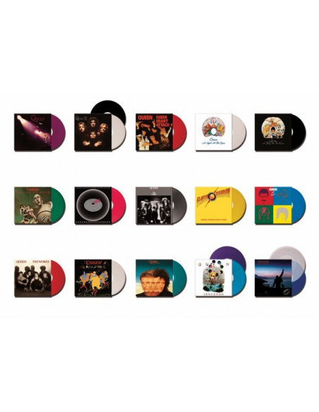 Queen - The Studio Collection (Box 18 Vinili Colorati 180 Gr. Limited Edt.+ Libro...)