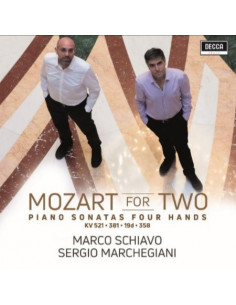 Mozart For Two: Sonate Per Pianoforte A 4 Mani Kv 19D, Kv 381, Kv 358, Kv 521 - CD