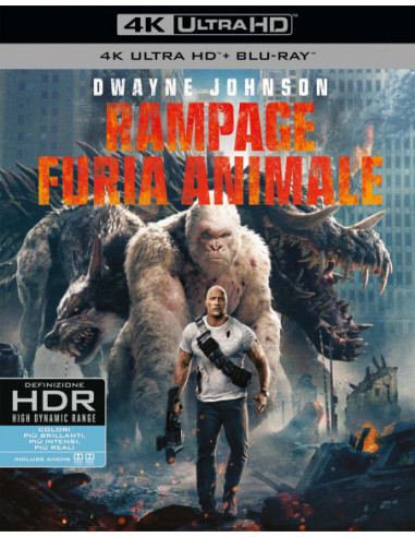 Rampage - Furia Animale (4K Uhd+Blu-Ray)