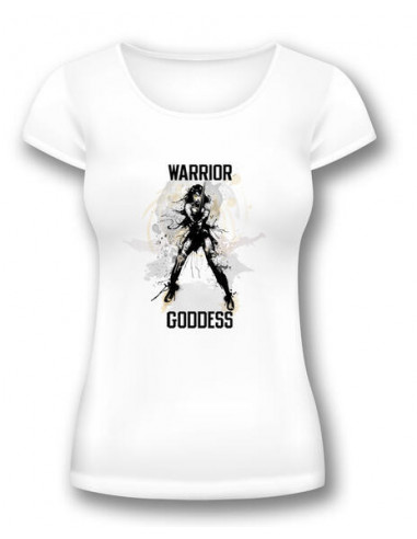 Dc Comics: Batman V Superman: Warrior Goddess (T-Shirt Donna Tg. M) Abbigliamento musica e cinema