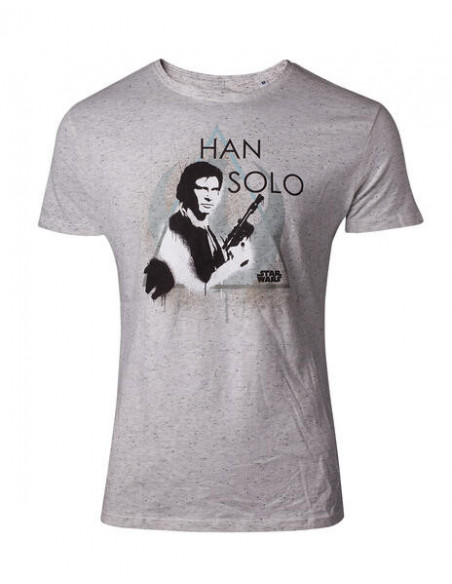 Star Wars: Han Solo Grey (T-Shirt Unisex Tg. S)