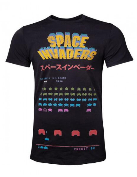 Space Invaders: Level Black (T-Shirt Unisex Tg. S)