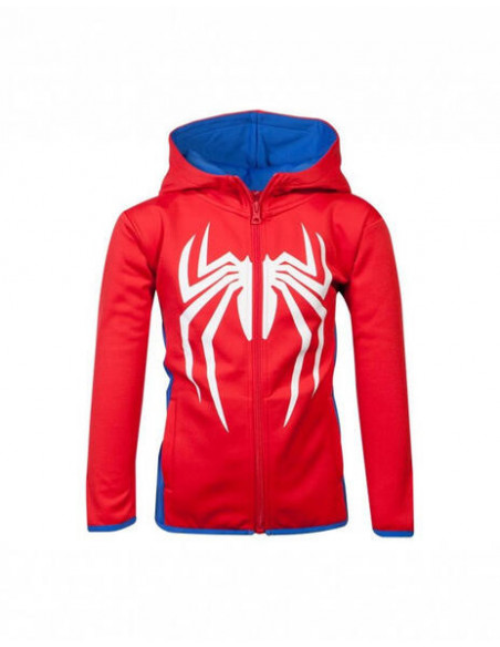 Marvel: Spiderman Teq Red (Felpa Con Cappuccio Bambino 98/104)