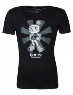 Konami: Bomberman - Bomb Black (T-Shirt Unisex Tg. S)