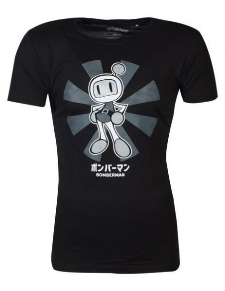 Konami: Bomberman - Bomb Black (T-Shirt Unisex Tg. S)