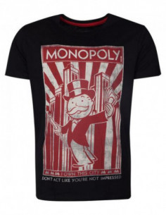 Hasbro: Monopoly - I Own The City Black (T-Shirt Unisex Tg. M)