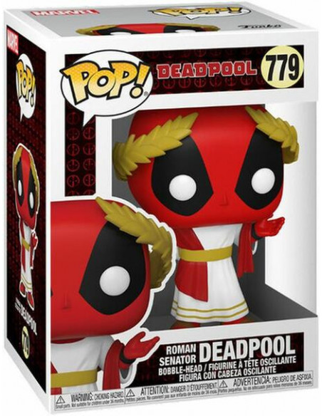 Marvel: Funko Pop! - Deadpool 30Th - Roman Senator Deadpool (Bobble Head) (Vinyl Figure 779)