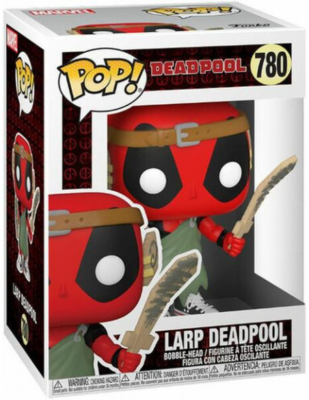 Marvel: Funko Pop! - Deadpool 30Th - Larp Deadpool (Bobble Head) (Vinyl Figure 780)