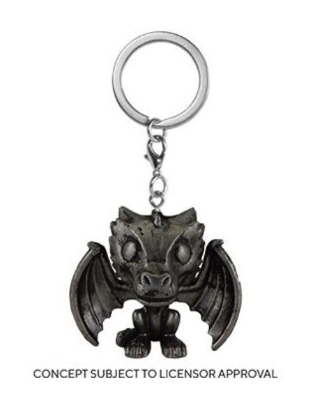 Game Of Thrones: Funko Pop! Keychain - Drogon (Iron)
