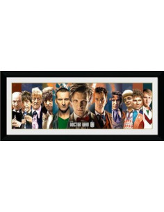 Doctor Who: 11 Doctors (Stampa In Cornice 76x30 Cm)