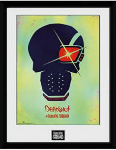 Dc Comics: Suicide Squad - Deadshot Skull (Stampa In Cornice 30x40 Cm)