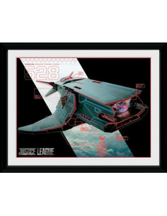 Dc Comics: Justice League Movie - Flying Fox (Stampa In Cornice 30x40)