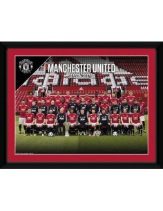 Manchester United: Team Photo 17/18 (Stampa In Cornice 20x15 Cm)