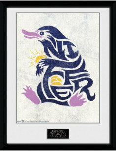Fantastic Beasts: Niffler Graphic Symbol (Stampa In Cornice 30x40cm)
