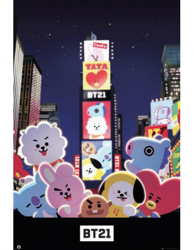Bt21: Times Square (Stampa 61x91,5cm)