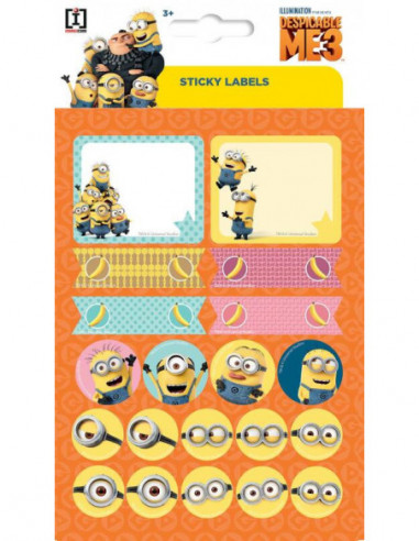 Imagicom: Minions Sticky Labels For...