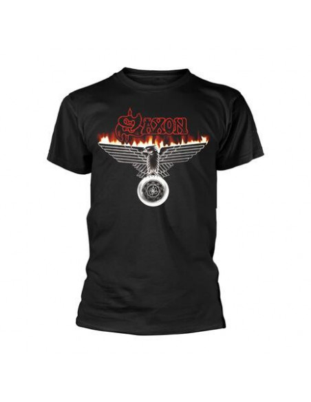 Saxon: Wheels Of Steel (T-Shirt Unisex Tg. S)