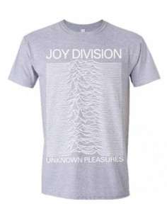 Joy Division: Unknown Pleasures (Grey) (T-Shirt Unisex Tg. S)