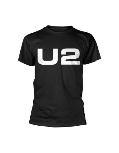 U2: White Logo (T-Shirt Unisex Tg. M)