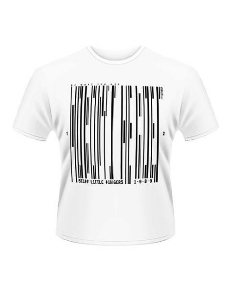 Stiff Little Fingers: Barcode (T-Shirt Unisex Tg. XL)