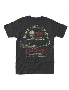 Black Label Society: Hell Riding Hot Rod (T-Shirt Unisex Tg. M)