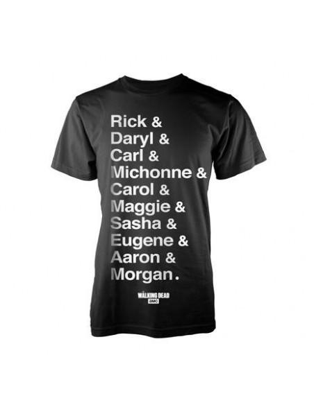 Walking Dead (The): Names (T-Shirt Unisex Tg. L)