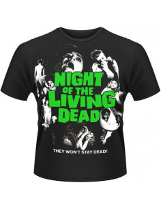 Night Of The Living Dead: Poster (T-Shirt Unisex Tg. M)